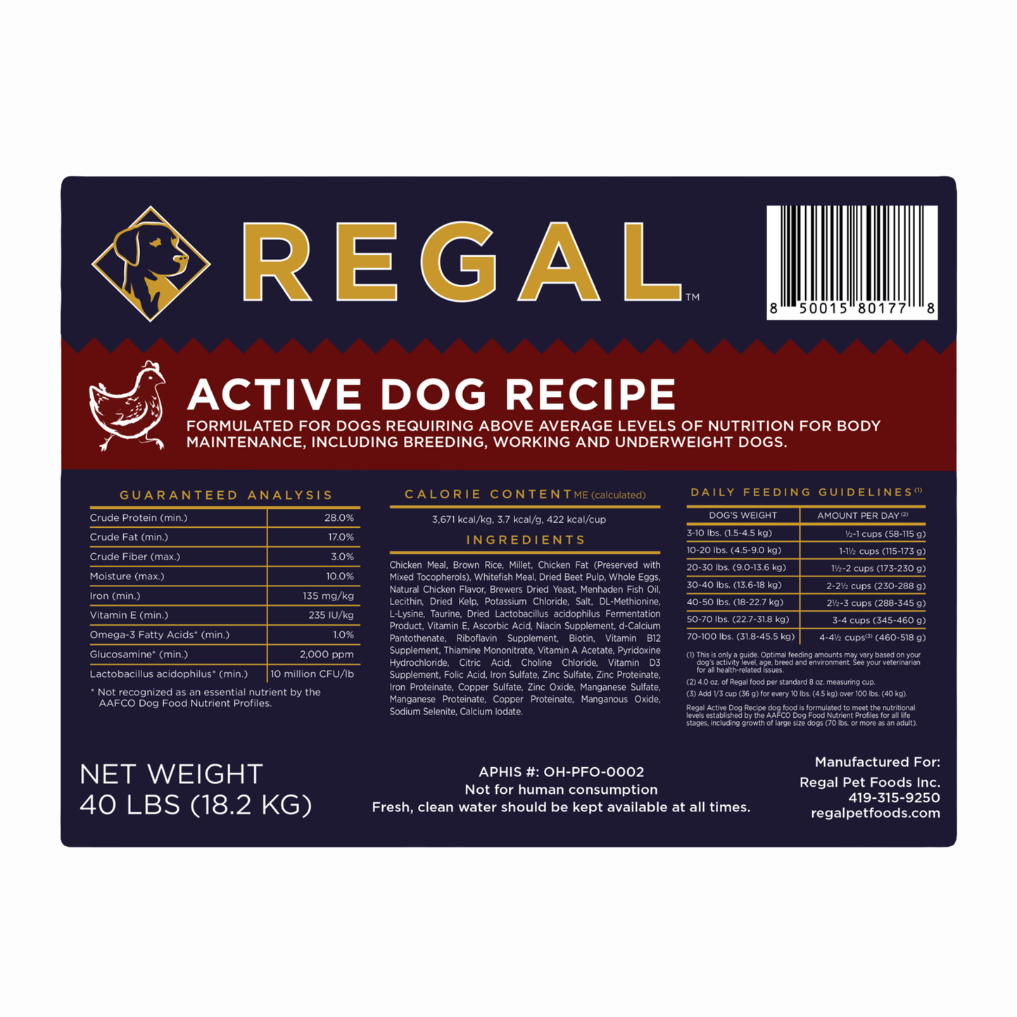 
                  
                    Active Dog Recipe
                  
                