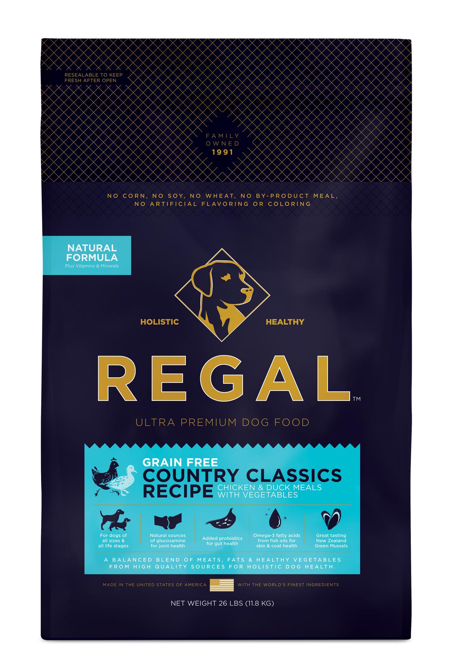 
                  
                    Regal Grain Free Country Classics (Chicken) Recipe
                  
                